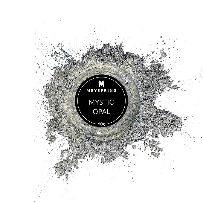 MEYSPRING Mystic Opal - Two Tone Green Mica Powder for Resin Art - Pigment Powder for Dyes - Color Shifting Dye - Resin Art Pigment Set - 50g