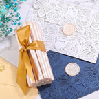 Yoption 15 Pieces Champagne Glue Gun Sealing Wax Sticks for Wax Seal Stamp, Great for Wedding Invitations, Envelopes, Cards, Christmas Gift Ideas, Wine Packages