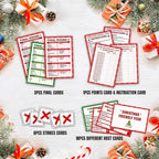 Christmas Friendly Feud Game, Funny Christmas Party Games, Friendly Feud Trivia Quiz for Family, Winter Xmas Holiday Party Supplies for Adults -09