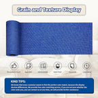 KING MOUNTAIN Linen Repair Patches, Self-Adhesive Linen Fabric Patches, 4 X 63 inch Extra Size, Multi Color, Can be Used for Linen Sofa Repair and Linen Clothes Repair (Navy Blue)