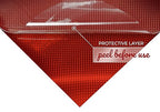 VViViD Mosaic+ Crafting Vinyl (Red Carbon Holographic, 1ft x 5ft)