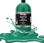 Pouring Masters Aqua Metallic Pearl Ready to Pour Acrylic Pouring Paint - Premium 64-Ounce Pre-Mixed Fluid Acrylic Paint - Fluid Art Supplies for Canvas, Wood, Paper, Tile & Rocks