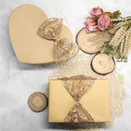 CT CRAFT LLC Sparkling Glitter Mesh Wired Ribbon 6" x 10 Yards Champagne Gold for Christmas Home Decor Bow Gift Wrapping DIY Crafts Wreath