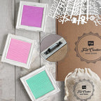 Mini Rustic Felt Letter Board Farmhouse Trio Changeable Message Boards by Felt Creative Home Goods Vintage Style Frames 3 Pack Bundle White Letter Set with Cursive Months Days (6x6) Color Edition