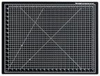 Dahle Vantage 10672 Premium Self-Healing Cutting Mat, 18"x24", 1/2" Grid, 5 Layers for Max Healing, Perfect for Crafts & Sewing, Black