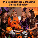 Halloween Games for Adults Friends, Halloween Family Friends Feud Trivia Games, Group Party Matching Activities, Fall Festival Board Card Activities, 01