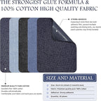 KING MOUNTAIN Iron-on Repair Patch 20 Pcs Pack,Denim Patches for Jeans Kit 3" by 4-1/4", 100% Cotton Denim Iron-on Repair Patch,Jeans and Clothing Repair and Decoration Kit (Five Color)