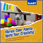 DEART Masking Tape 8 or 12 Pack 1 inch Colored Painters Tape for Arts & Crafts Labeling or Coding, Kids Art Supplies Color Tape Rolls, Craft Tapes Colorful Masking Tape (12)