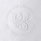 Dragon Book Embosser, Custom Round Library Book Embosser, Fantasty Fiction Dragon Ex Libris Embosser, Gift for Book Lover | Black or Pink Embosser (Dragon #4)