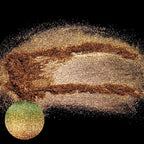 Matio Chameleon Mica Powder, 1.06oz/ 30g Sunshine Beach Chrome Powder, Pearlescent Effect Color Shift Pigment for Resin Craft, Soap Candle Dye, Nail Art, Makeup, Bath Bomb,Paint,Slime Pigment