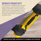 Dura-Gold Premium 80 Grit PSA Purple Film Ceramic Longboard Sandpaper, 2-3/4" Wide Continuous 20 Yard Roll - Self Adhesive Stickyback for Auto & Wood Air File Long Board Sanders, Hand Sanding Blocks