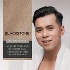 Blackstone Men's Grooming Hair Styling Pomade - Medium Hold with Natural Shine | Paraben & Cruelty | Made in USA, Bourbon + Cedar (4 oz)