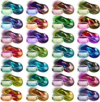 BALTIC DAY 48 Chameleon Mica Powder Set - Includes 8 Interference/Ghost Mica Powders - Color Shift Mica Powder Set