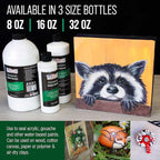 U.S. Art Supply 32 oz Matte Acrylic Varnish for Acrylic Painting, Permanent Clear Protection, Reduces UV & Photography Glare