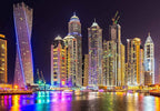 Mural Wallpaper Large City Night View Wall Mural for Bedroom Living Room TV Background Sofa Wall（Not Peel and Stick）