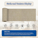 KING MOUNTAIN Linen Repair Patches, Self-Adhesive Linen Fabric Patches, 4 X 63 inch Extra Size, Multi Color, Can be Used for Linen Sofa Repair and Linen Clothes Repair (Cocoa Color)