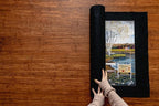Buffalo Games - Roll-Up Puzzle Mat - Puzzle Saver and Assembly Accessory - Felt Mat - Fits up to 1000 Piece Puzzle - Black