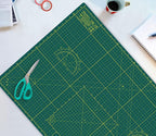 Self Healing Cutting Mat A1 24"x36" – Double Sided 5-Ply Craft Mat for Sewing, Quilting, Fabric, Scrapbooking – Green/Green