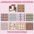 Origami Paper 6x6 Inches, 50 Sheets, Vintage Masterpiece & Impressionist Art, Mondrian Neo-Plasticism & Matisse - Fauvism,Double-Sided Folding Paper for Adult,Kids, Ideal for Scrapbooking, DIY Craft