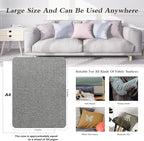 KING MOUNTAIN Coarse Linen Repair Patches, Self-Adhesive Linen Fabric Patches, 8X11 inch, Multi Color, Can be Used for Linen Sofa Repair and Linen Clothes Repair(8" x 11",Smoky Grey)