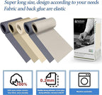 KING MOUNTAIN Canvas Iron on Patch,3"×60",Waterproof 100% Cotton Fabric Repair Patch,Used for Various Sofa,Tent,Clothes,Seats,Suitcases (Beige1.0)