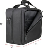 USA Gear Board Game Bag Compatible with Catan, Cards Against Humanity, Monopoly, Battleship, Sequence, Ticket to Ride & More - Board Game Storage Bag with Customizable Interior, Padded Shoulder Strap