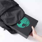 Dice Tray and Dice Tower for DND and RPG - All-in-One Game Roamer Tray & Large Tower for Random Rolls - Stores Your Sets, Mini's and More Compatible with D&D (Green Tree)