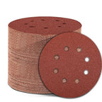 240 Grit 5 Inch Sanding Discs Hook and Loop Sandpaper, 150 PCS 8 Hole Adhesive Fine Sand Paper for Random Orbital Sander