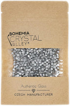 100 pcs of Faceted Fire Polished Pressed Czech Glass Beads 4mm (0.16in), Crystal Silver Aluminum Labrador 00030-27001 BCV