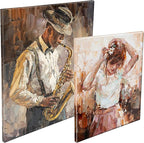 Centurion Deluxe Professional Oil Primed Linen Stretched Canvas, 11oz Linen, 24x24 - Box of 6, 0.67" Deep Canvases, Kiln-Dried Stretchers, Back Stapled, Premium Medium Weight Canvas for Oil Paintings