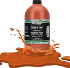 Pouring Masters Saffron Orange Metallic Pearl Ready to Pour Acrylic Pouring Paint - Premium 32-Ounce Pre-Mixed Fluid Acrylic Paint - Fluid Art Supplies for Canvas, Wood, Paper, Tile & Rocks