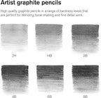 Winsor & Newton Studio Collection Artist Pencils, Graphite Pencils, Set of 6