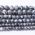 60PCS 6MM Black Malachite Beads Stone Beads Energy Healing Beads for DIY Jewelry Bracelet Necklace Making for Jewelry Making15Inch