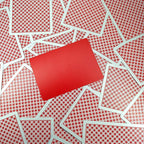 Plastic Playing Cards, Real Poker Size, Casino Quality, Jumbo Index, Exceptional Handing, Waterproof & Washable, Perfect for Texas Hold’em Poker, 1 Red Deck