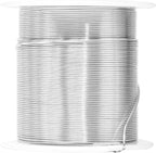 Mandala Crafts 22 Gauge Anodized Aluminum Craft Wire for Jewelry Making - 450 FT Colored Flexible Silver Copper True Blue Pink Ice Blue Green Wire - Bendable for Bonsai Armature Crafting Sculpting