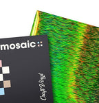 Mosaic+ Crafting Vinyl, by VViViD (Green Brushed Holographic, 1ft x 5ft)