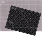 Elan Cutting Mat A1 Black & Taupe, Large Self Healing Cutting Mat 24 x 36 Inch, 5-Ply Craft Board Black, Hobby Board for Crafts 24x36 Inch