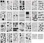BEZALEL 112Pcs Wood Burning Tips - Pyrography Wood Burning Kit Includes Wood Burning Tips Only Wood Burning Letters Wood Burning Stencils and Patterns for Embossing Carving DIY Adults Crafts Beginners