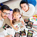 JAPBOR Hispanic Heritage Month Coloring Books - 24PCS Mini Hispanic Culture Color Book Bulk for Kid Party Favor, Latino American Small Colouring Pages for Birthday Gifts Class School Draw Paint Game