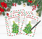 Roll A Christmas Tree Dice Game, Christmas Games for Families & Large Groups-25 Players, Xmas Party Games for Adults, Red and Green Theme Winter Holiday Decorations White Elephant Gifts Ideas