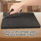 Amylove Polyurethane Foam 24" x 72" High Density Cushion Upholstery Foam Sheet for Seat Replacement DIY Projects Chairs Headboards Sofas Home(3" x 24" x 72",Black)