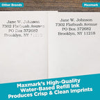 MaxMark Premium Refill Ink for self Inking Stamps and Stamp Pads, Red Color - 2 oz.