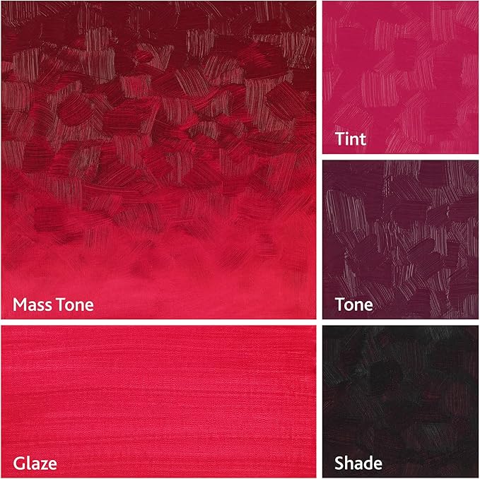 Tusc & Pine Artist Oil Paint - Quinacridone Red Deep, 40 ml, Non-Yellowing, Rich & Creamy Consistency, Maximum Pigment Load, Small Batch Milled Oil Paints Made in the USA for Professional Artists