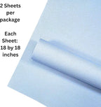 2 Sheets of Light Blue 14 Count Aida Cloth – 18 x 18 Inch Pre-Cut Fabric Squares – Cross Stitch Fabric – 100% Cotton – Ideal for Needlework & Embroidery – The Knotty Unicorn