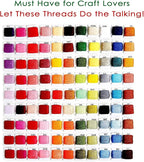 The Original 108-Color Embroidery Floss Kit – 99 Cotton & 9 Metallic Threads with DMC Color Coding – Perfect for Cross Stitch, Friendship Bracelets, String Crafts, and Embroidery Thread Organizer Box