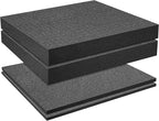 DECOHS 4 PCS Pick Apart Foam Insert- 2 Size Pick and Pluck Foam- Pluck Pre Cube Sheet Foam with Bottom Use for Board Game Box Cases Storage Drawer (Length 16 Inch)