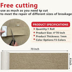 Linen Repair Tape 4x70 Inch Self-Adhesive Couch Patch Repair Fabric Patch for Furniture,Sofas,Cushion,Chairs,Bags,Linen Goods(Camel)