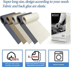 KING MOUNTAIN Canvas Iron on Patch,3"×60",Waterproof 100% Cotton Fabric Repair Patch,Used for Various Sofa,Tent,Clothes,Seats,Suitcases (Beige)