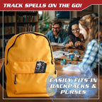 Ultimate RPG Spell Tracker for DND (2 pk)- Keep Track of All Magic Stats, Levels, Modifiers Easily w Adjustable Place-Locking Dials & Protective Cover- Compatible w Dungeons Dragons 5e Tabletop Games