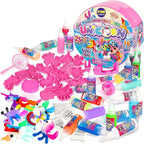 Unicorn Magic Grow Aqua Elves Kit, FunKidz Magical Water Elf Toys for Kids with 25 Colors Gel 16 Unicorn Molds to Make Over 100 Water Pets Crafts for Girls Boys Ages 3+
